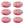 Homz 24 Inch Seasonal Holiday Christmas Plastic Wreath Storage Box, Red (6 Pack)