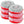 Homz 24 Inch Seasonal Holiday Christmas Plastic Wreath Storage Box, Red (6 Pack)