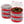 Homz 24 Inch Seasonal Holiday Christmas Plastic Wreath Storage Box, Red (6 Pack)