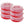 Homz 24 Inch Seasonal Holiday Christmas Plastic Wreath Storage Box, Red (6 Pack)