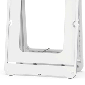 Plasticade 1225W SimpoSign II Outdoor Plastic Sign Frame with Handle, White - TRAPSKI