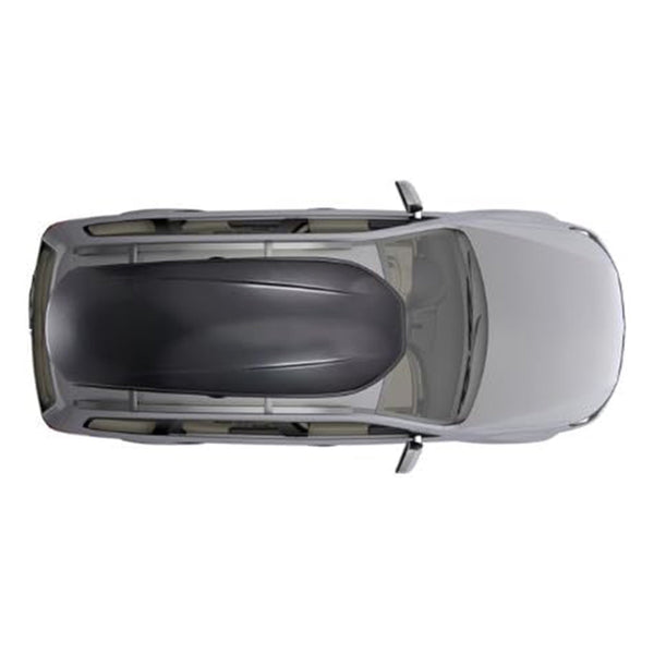 Yakima SkyBox Carbonite 12 Rooftop Cargo Box, Fits StreamLine Crossbar, Black