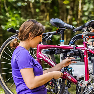 Yakima DoubleDown 4 Tilting Hitch-Mounted Bike Rack for Cars, SUVs, & Trucks