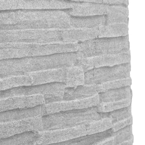 Good Ideas Impressions Riverwalk 50 Gal Rain Saver with Spigots, Light Granite