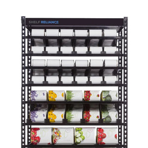 Shelf Reliance Maximizer Variety Can Rotation Organizer Holds Up To 300 Cans