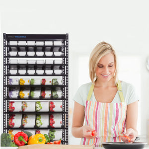 Shelf Reliance Maximizer Variety Can Rotation Organizer Holds Up To 300 Cans