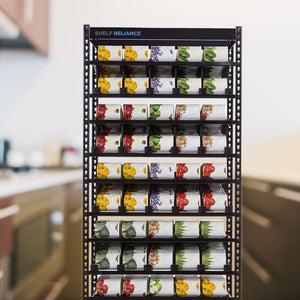 Shelf Reliance Maximizer Medium Pantry Can Organizer Supports Up To 375 Cans