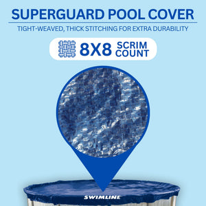 Swimline Hydrotools Supreme Guard Winter Cover for 15' Above Ground Round Pools