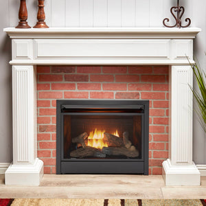 Duluth Forge 26,000 BTU Dual Fuel Ventless Gas Fireplace Insert w/Remote Control