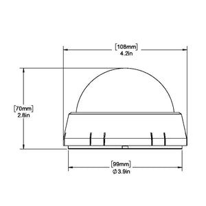 Ritchie XP-98W X-Port Tactician Compass - Surface Mount - White