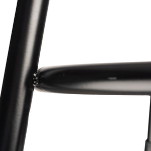 National Public Seating 6200 Series 18" Steel Stool Supports 500 Pounds, Black