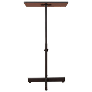 Oklahoma Sound Portable Presentation Series Adjustable Lectern Stand, Medium Oak