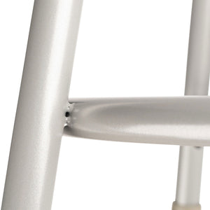 National Public Seating 6200 Series 18 Inch Adjustable Height Steel Stool, Grey