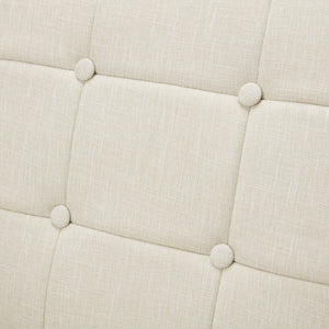 JOMEED Modern Accent Chair with Upholstered Wooden Frame and Fabric Cushion