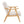 JOMEED Modern Accent Chair with Upholstered Wooden Frame and Fabric Cushion