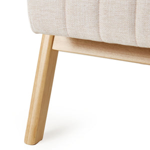 JOMEED Modern Accent Chair with Upholstered Wooden Frame and Fabric Cushion