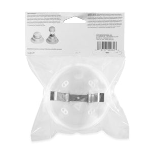 Camco Replacement All Plumbing Vent Cap w/Spring Tension Attachment, Polar White