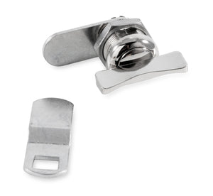 Camco 44333 Steel RV Thumb Operated Offset Cam Lock, Fits up to 5/8 Inches Thick