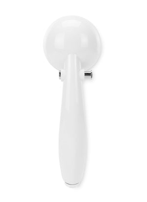 Camco 44023 Round Shower Head with On and Off Switch for RVs and Boats, White