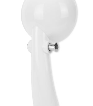Camco 44023 Round Shower Head with On and Off Switch for RVs and Boats, White