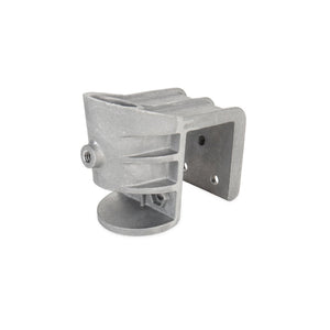Camco Pontoon Boat Flagpole Mount with Screws & Mounted Hardware, Brushed Nickel