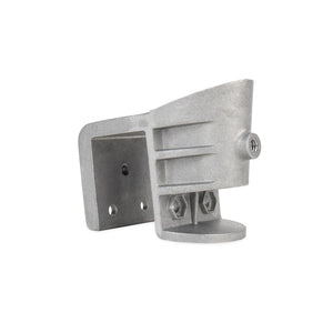 Camco Pontoon Boat Flagpole Mount with Screws & Mounted Hardware, Brushed Nickel