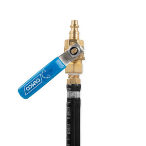 Camco 36170 RV Fresh Water Blow Out Hose Kit with Ball Valve and Brass Fittings