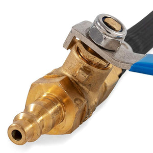 Camco 36170 RV Fresh Water Blow Out Hose Kit with Ball Valve and Brass Fittings