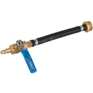 Camco 36170 RV Fresh Water Blow Out Hose Kit with Ball Valve and Brass Fittings