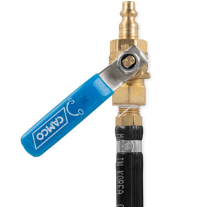 Camco 36170 RV Fresh Water Blow Out Hose Kit with Ball Valve and Brass Fittings