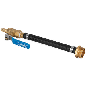 Camco 36170 RV Fresh Water Blow Out Hose Kit with Ball Valve and Brass Fittings
