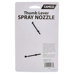 Camco 41986 Thumb Lever Flow Control Spray Nozzle with Adjustable Patterns, Blue