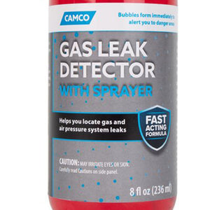 Camco RV Gas Leak Detector with Sprayer for Propane Gas Lines, 8 Ounce Bottle