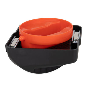 Camco 40310 Plastic Magnetic Vented RV Bumper Cap Set with Insect Screen, Black