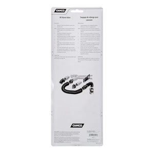 Camco 39511 3 inch Replacement Waste Valve with Metal Handle for RV Water Tanks