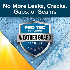 Camco Pro Tec RV Roof 10.1 Fluid Ounce Self Leveling Roof Edge and Vent Sealant