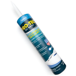 Camco Pro Tec RV Roof 10.1 Fluid Ounce Self Leveling Roof Edge and Vent Sealant