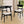 Set of 2 Mid-Century Dining Chairs - Upholstered Seat, Rubberwood Legs