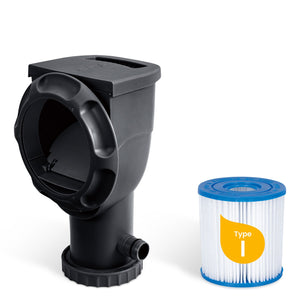 Funsicle Oasis 9'10" x 6'7" Oval Above Ground Swimming Pool, Dark Herringbone