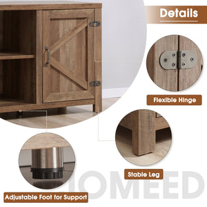 JOMEED 55 Inch TV Console Stand Table Storage Cabinet Media Entertainment Center - TRAPSKI