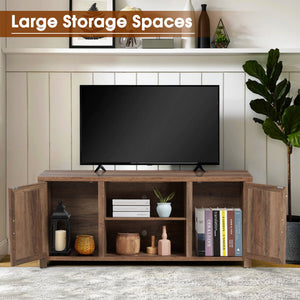 JOMEED 55 Inch TV Console Stand Table Storage Cabinet Media Entertainment Center - TRAPSKI