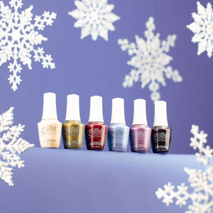 Gelish Mini Holiday 2023 On My Wish List Nail Polish Bottle Manicure Set, 6 Pack - TRAPSKI