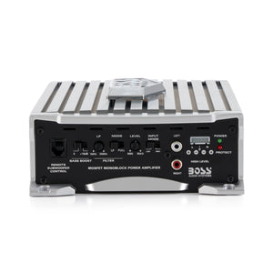 Boss Audio 1500 Watt Mono A/B MOSFET Power Car Amp + Remote | AR1500M (4 Pack)