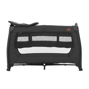 hauck Play N Relax Center Portable Baby Playard Crib with Travel Bag, Black - TRAPSKI