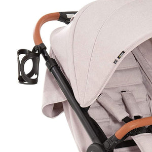 hauck Uptown Deluxe Folding Stroller with Cup Holder and Canopy, Melange Beige