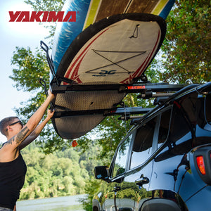 Yakima ShowDown Load Assist Kayak and SUP Rooftop Mount Rack for Vehicles, Black