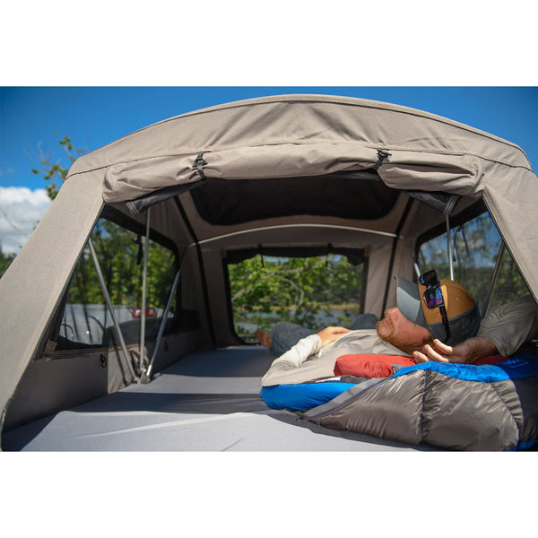 Yakima SkyRise HD Medium Heavy Duty 4 Season Rooftop Tent for 2 People, Tan