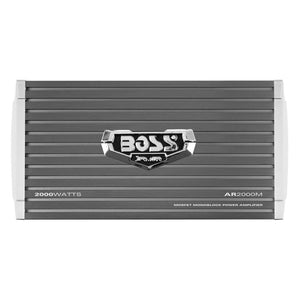 Boss Armor AR2000M 2000 Watt Monoblock A/B Amplifier Car Audio Amp & Bass Remote - TRAPSKI
