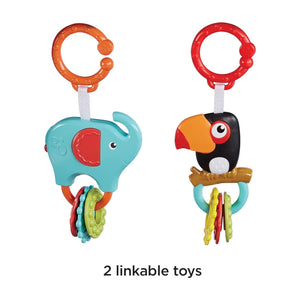 Fisher Price On the Go Baby Dome Portable Bassinet Play Space with Toys & Canopy