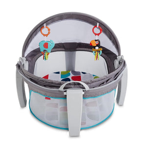 Fisher Price On the Go Baby Dome Portable Bassinet Play Space with Toys & Canopy - TRAPSKI